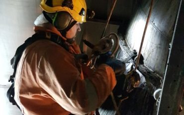 4 Abseiltechnieken industrieel onderhoud besloten ruimte Utrecht