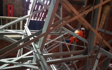 4 abseiltechnieken monumentenzorg onderhoud op hoogte Oldehove