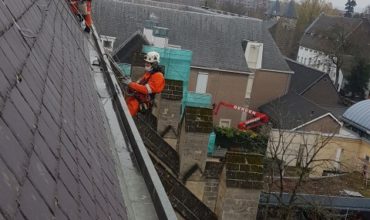 1 abseiltechnieken monumentaal schilderwerk