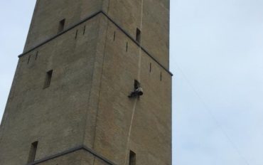2 Abseiltechnieken onderhoud op hoogte Brandaris vuurtoren