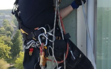 2 Abseiltechnieken schilderwerk op hoogte Leidschendam