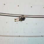 1 Abseiltechnieken inspectie en onderhoudswerk boven water zwembad
