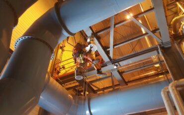 4 Abseiltechnieken fabrieksreiniging Omrin REC