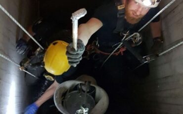 4 Coaten schilderen besloten ruimte abseiltechnieken rope access