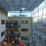 4 monteren op hoogte amsterdam door abseiltechnieken