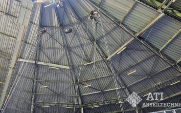 2 Abe lenstra abseiltechnieken netten op hoogte monteren rope access