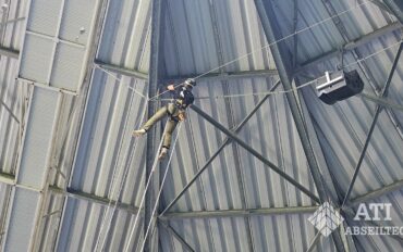 3 Abe lenstra abseiltechnieken netten op hoogte monteren rope access