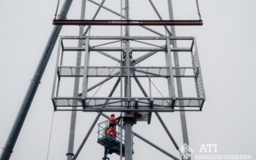 2 Abseiltechnieken staalconstructie monteren op hoogte Cambuur sta