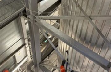 2 Rope access fabrieksreiniging prezero energiecentrale