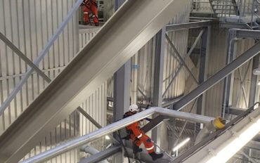4 Rope access fabrieksreiniging prezero energiecentrale
