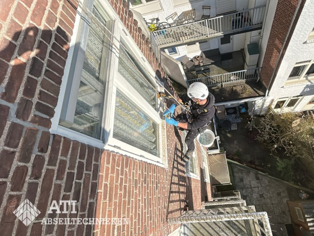 1 Abseiltechnieken schilderwerk op hoogte Amsterdam